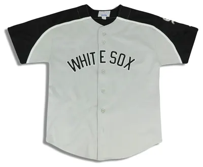 1990s Chicago White Sox Jersey - Grey White Sox Script