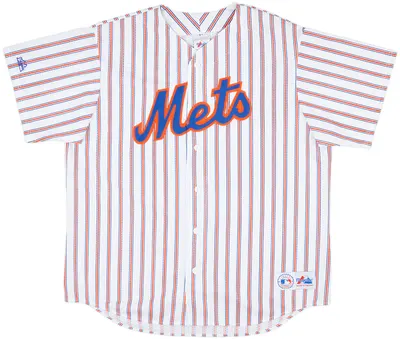 2000s New York Mets Jersey - Mets Script Pinstripe