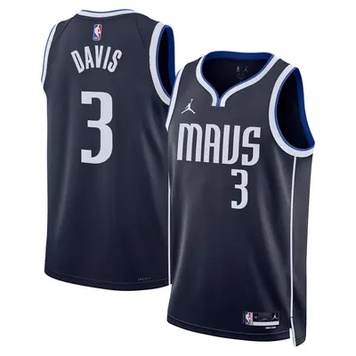 Anthony Davis Dallas Mavericks Statement Edition Swingman Jersey - Navy