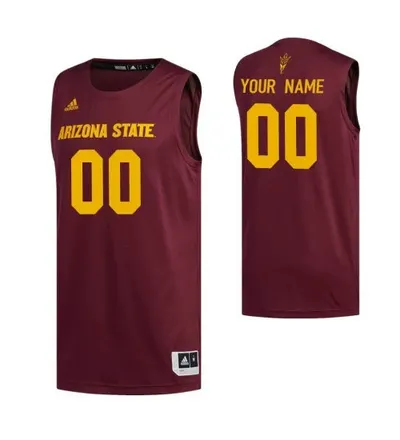 Arizona State Sun Devils #00 Custom Swingman Jersey - Maroon