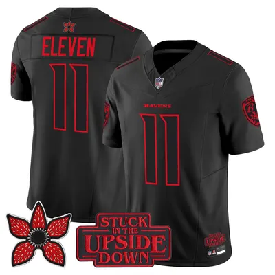 Baltimore Ravens Stranger Things Edition Limited Jersey