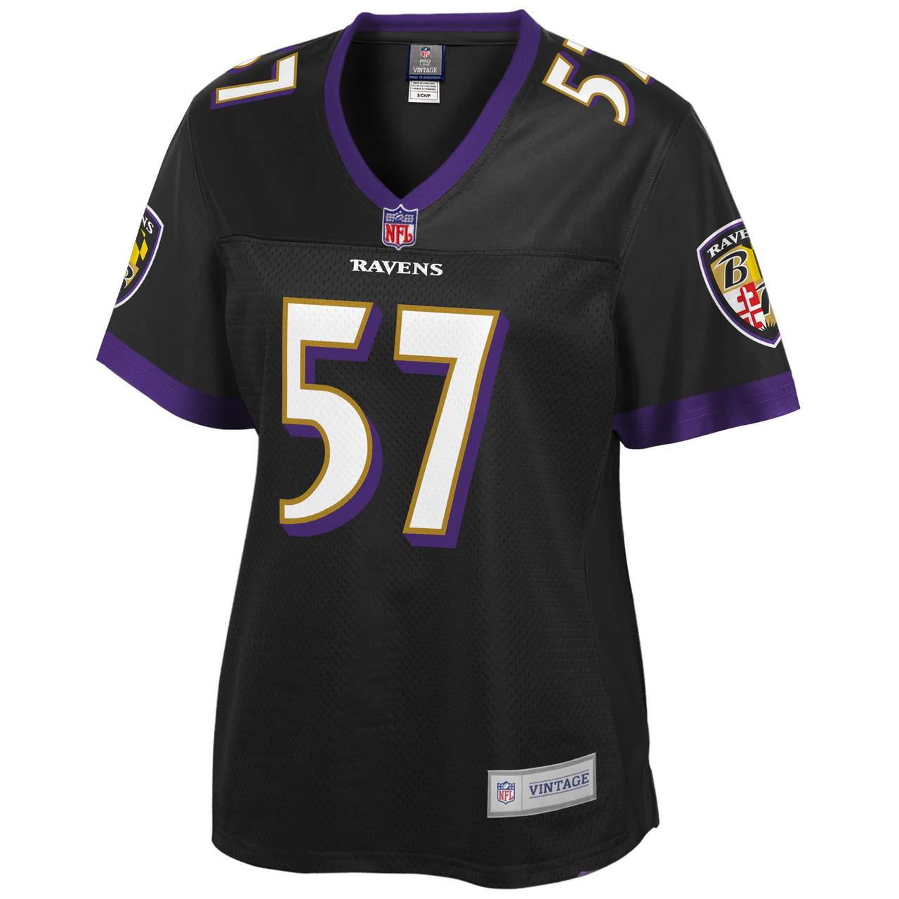 Bart Scott Baltimore Ravens Throwback Black Limited Jersey