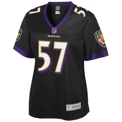 Bart Scott Baltimore Ravens Throwback Black Limited Jersey