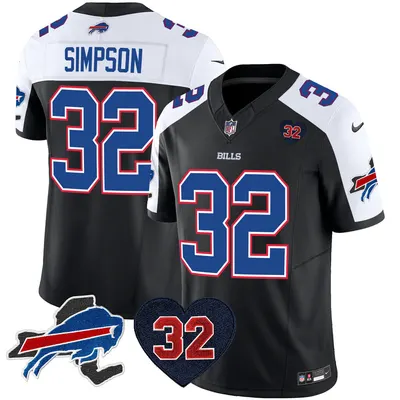 Bills OJ Simpson Patch Limited Jersey