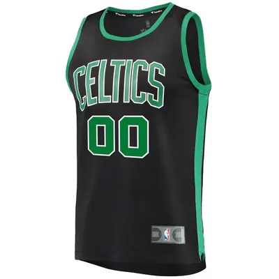 Boston Celtics Black Custom Swingman Jersey - Statement Edition
