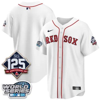 Boston Red Sox Throwback 2004 Jersey Stitched - White