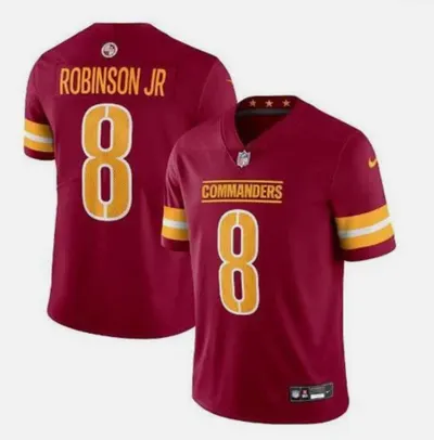 Brian Robinson Commanders Red Limited Jersey