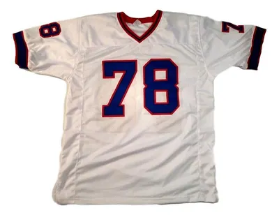 Bruce Smith 78 Custom Unsigned White Limited Jersey
