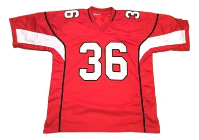 Budda Baker 36 Custom Unsigned Red Limited Jersey