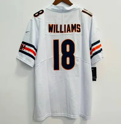 Caleb Williams Chicago Bears Jersey White