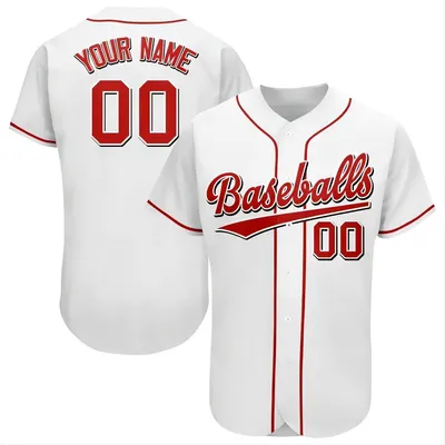 Cincinnati Reds Baseball Jerseys Custom Personalized Button Down Baseball Limited Jersey