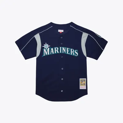 Felix Hernandez #34 Seattle Mariners Batting Practice Jersey - Navy