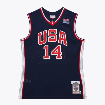 Gary Payton 2000 Team USA Jersey - Navy