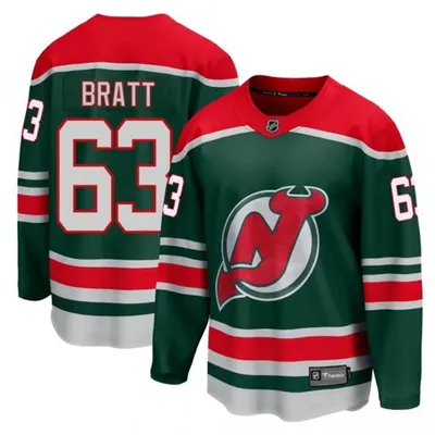 Jesper Bratt New Jersey Devils Custom Jersey Retro