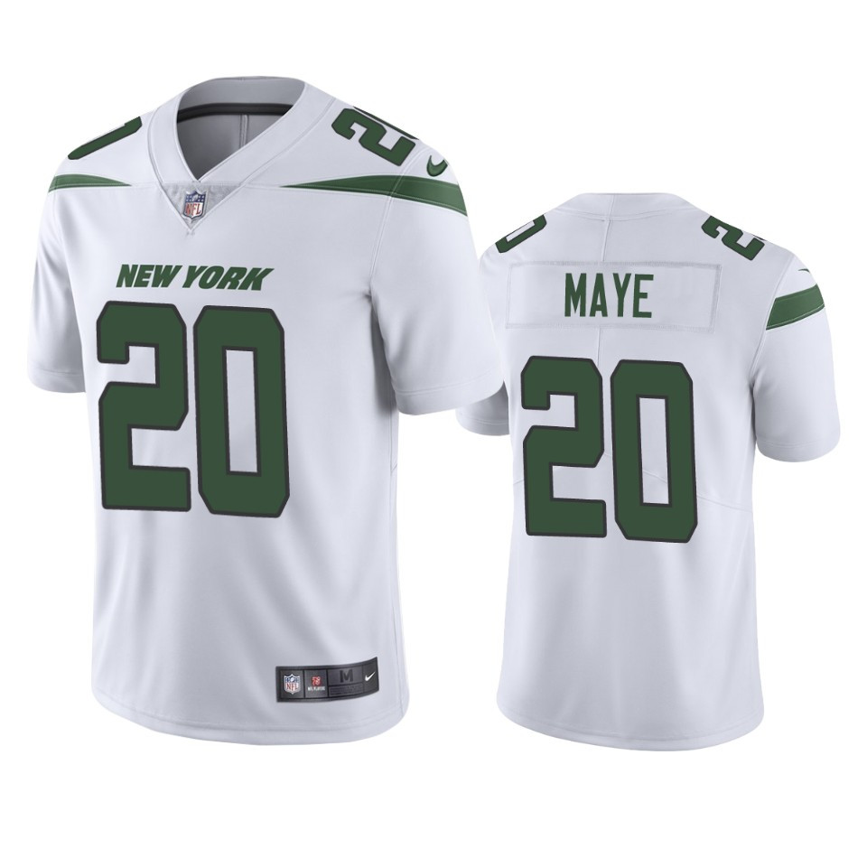 Jets Marcus Maye White Limited Jersey