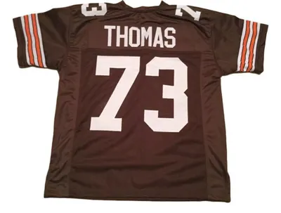 Joe Thomas Custom Unsigned Brown Limited Jersey
