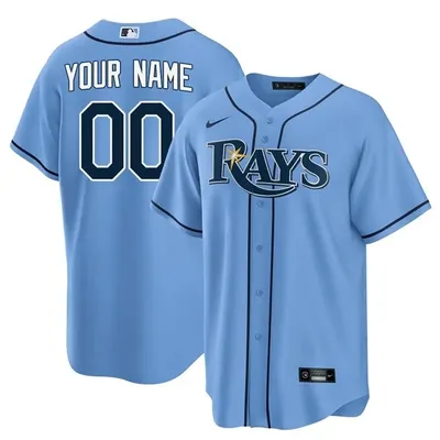 Light Blue Tampa Bay Rays Custom Devil Rays Limited Jersey