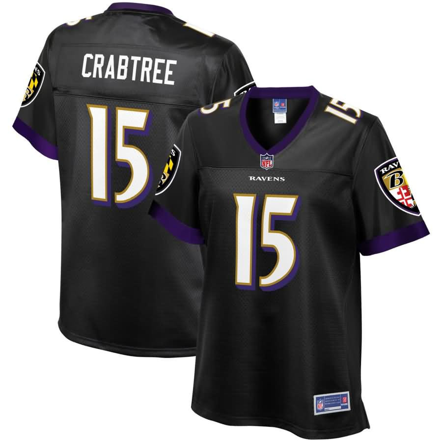 Michael Crabtree Baltimore Ravens Black Limited Jersey