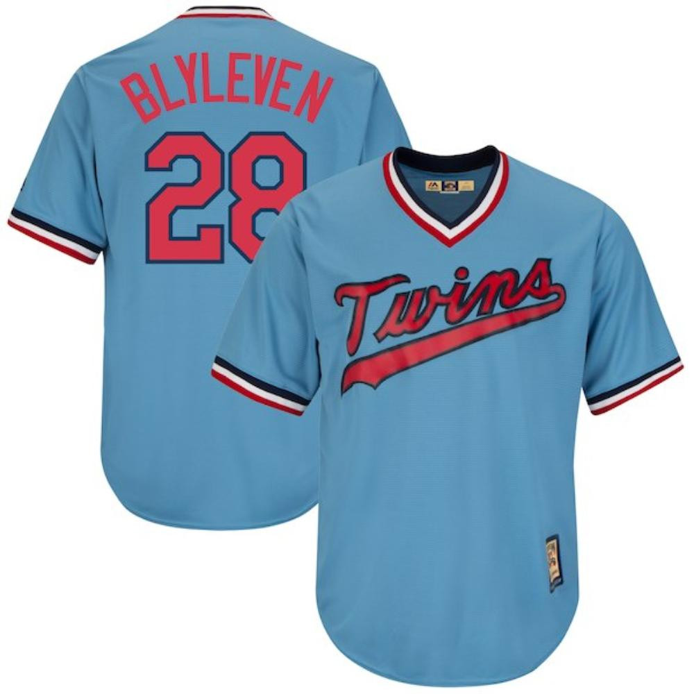 Minnesota Twins Bert Blyleven Throwback Pullover Limited Jersey - Blue