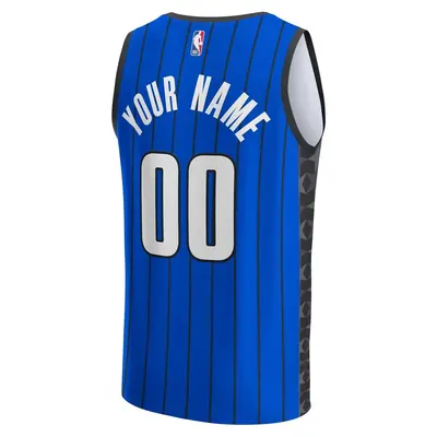 Orlando Magic Blue Custom Swingman Jersey - Statement Edition