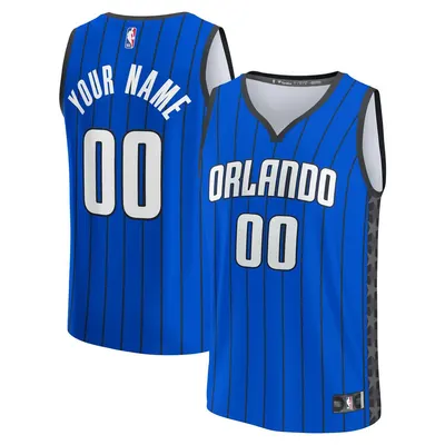 Orlando Magic Blue Custom Swingman Jersey - Statement Edition