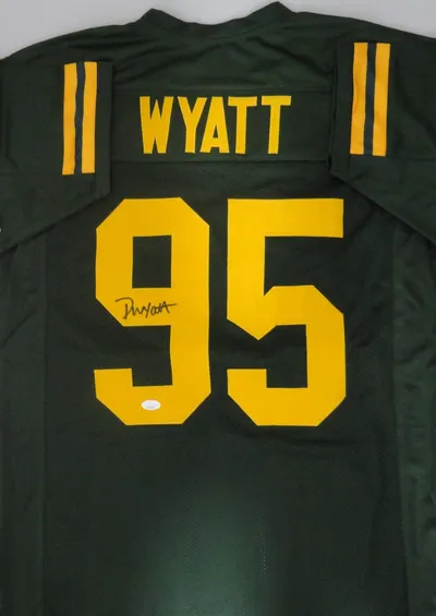 Packers DEVONTE WYATT Custom Replica 1950's Throwback Jersey