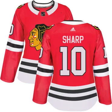 Patrick Sharp #10 Chicago Blackhawks Home Jersey - Red