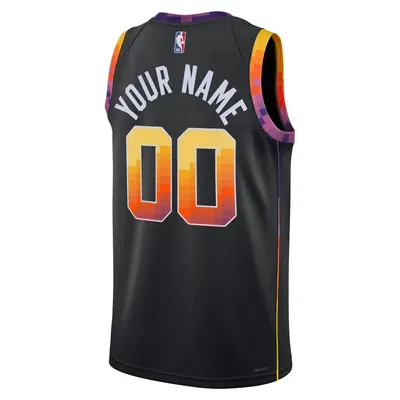 Phoenix Suns Anthracite Custom Swingman Jersey - Statement Edition