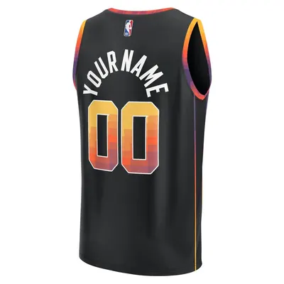Phoenix Suns Black Custom Swingman Jersey - Statement Edition