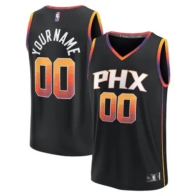 Phoenix Suns Black Custom Swingman Jersey - Statement Edition