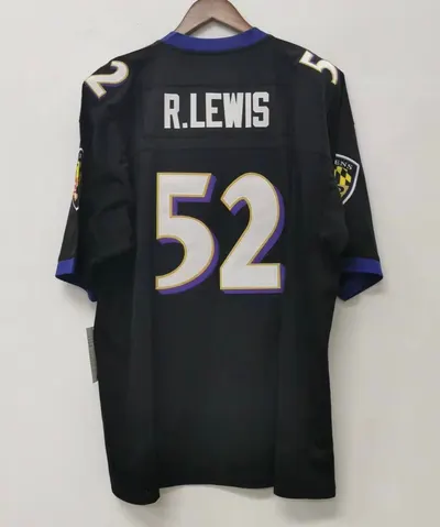 Ray Lewis Baltimore Ravens Jersey Black