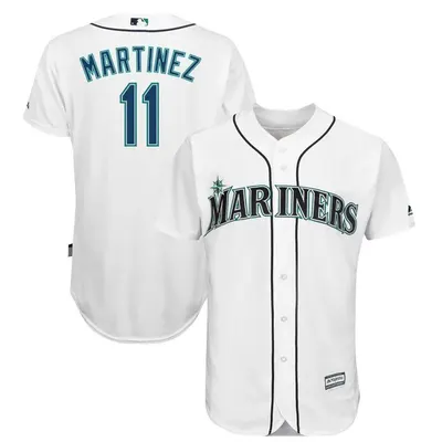 Seattle Mariners Edgar Martinez White Stadium Jersey