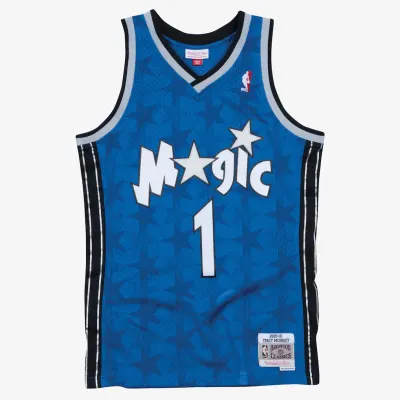 Tracy McGrady Magic 2000-01 Blue Jersey Stitched